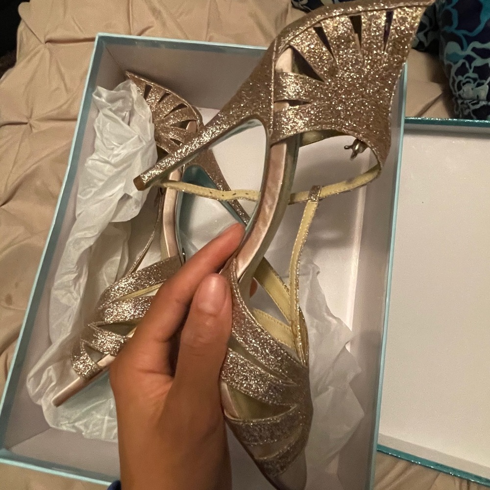 Gold heels